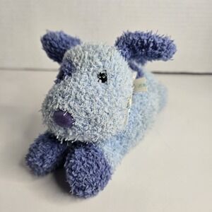Carters Starters Baby Boy Blue Stuffed Animal Plush Beanbag Puppy Dog Toy Lovey